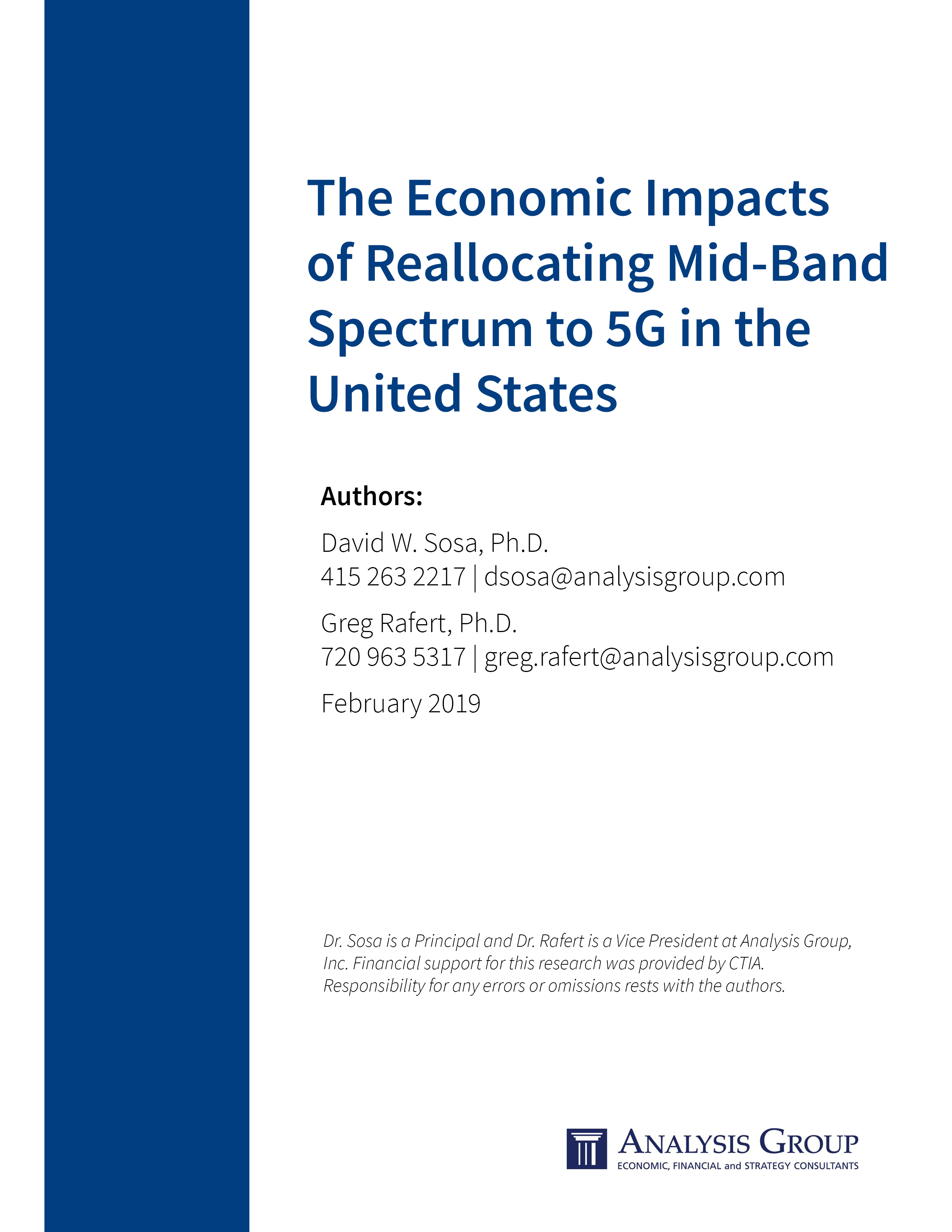 CTIA More MidBand Spectrum is Key to U.S. 5G Leadership