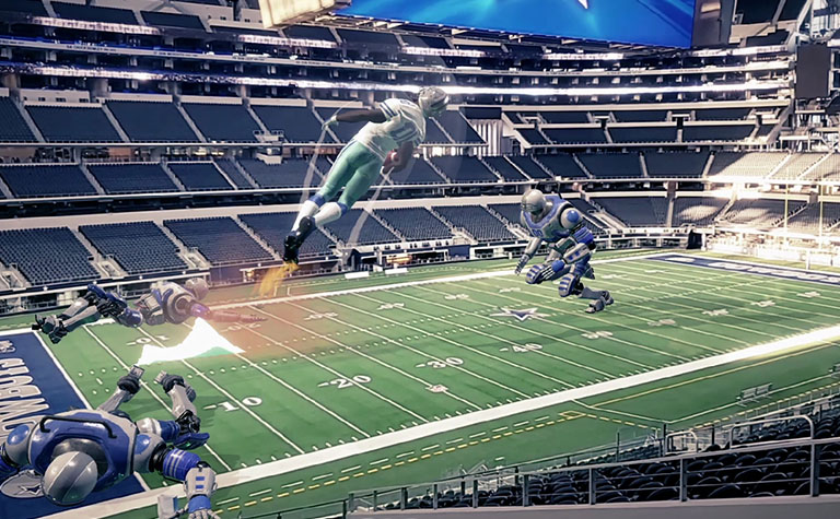 NFL teams are using 5G and combining physical and digital worlds to create a world-class experience for fans. Source: AT&T